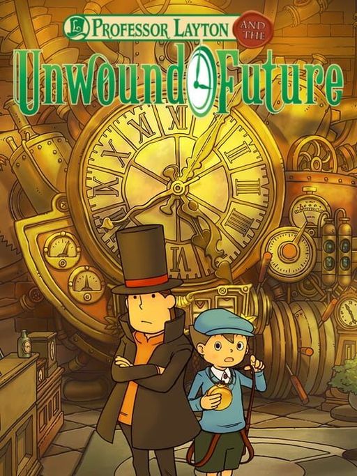 Cover art for Professor Layton and the Unwound Future