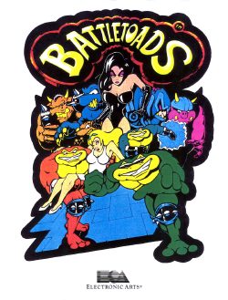 Cover art for Battletoads Arcade