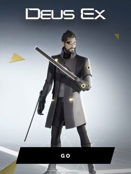 Cover art for Deus Ex GO