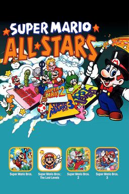 Cover art for Super Mario All-Stars