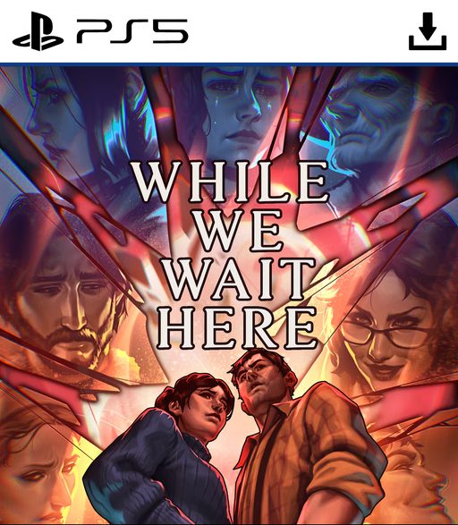 Cover art for While We Wait Here
