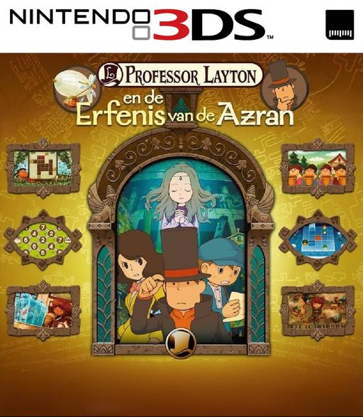 Cover art for Professor Layton and the Azran Legacy