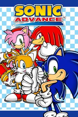 Cover art for Sonic Advance