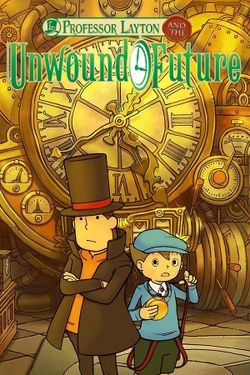 Cover art for Professor Layton and the Unwound Future