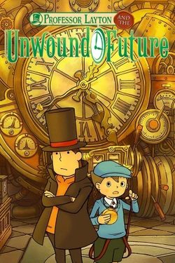 Cover art for Professor Layton and the Unwound Future