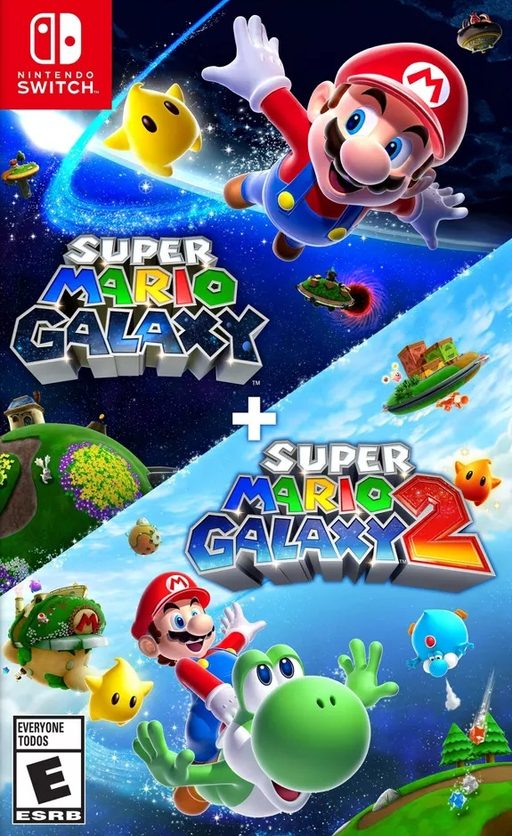 Cover art for Super Mario Galaxy + Super Mario Galaxy 2