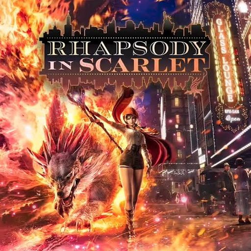 Cover art for Rhapsody in Scarlet
